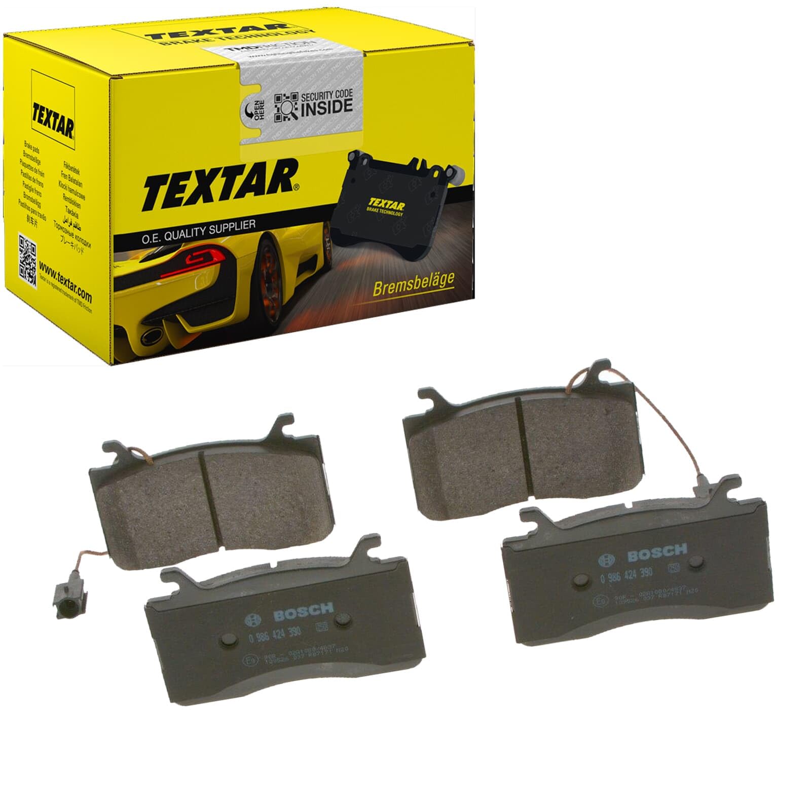 Garnitures de frein à disque TEXTAR 2289301 plaquettes auto - 4