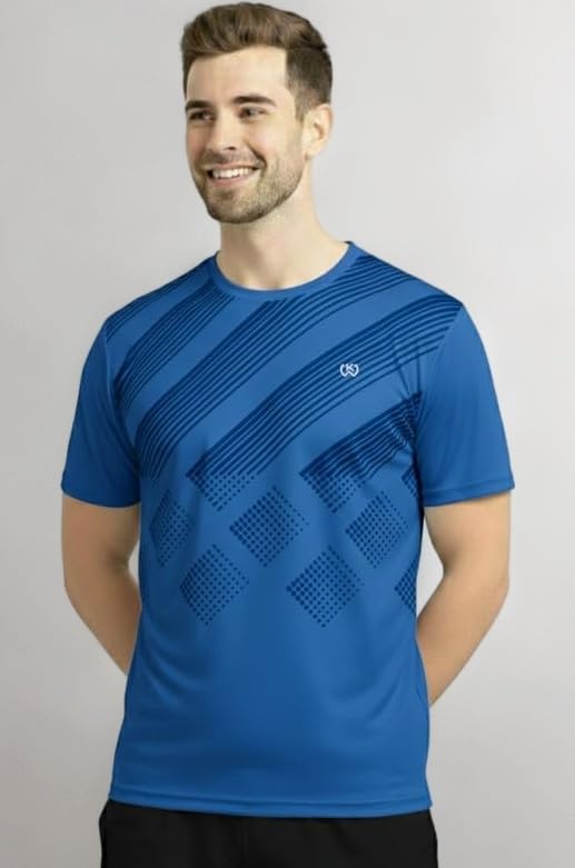Mens T-Shirt | Regualr Fit | Quick Dry Activewear | Lightweight Gym & Running Tee | Round Neck | Breathable Polyester