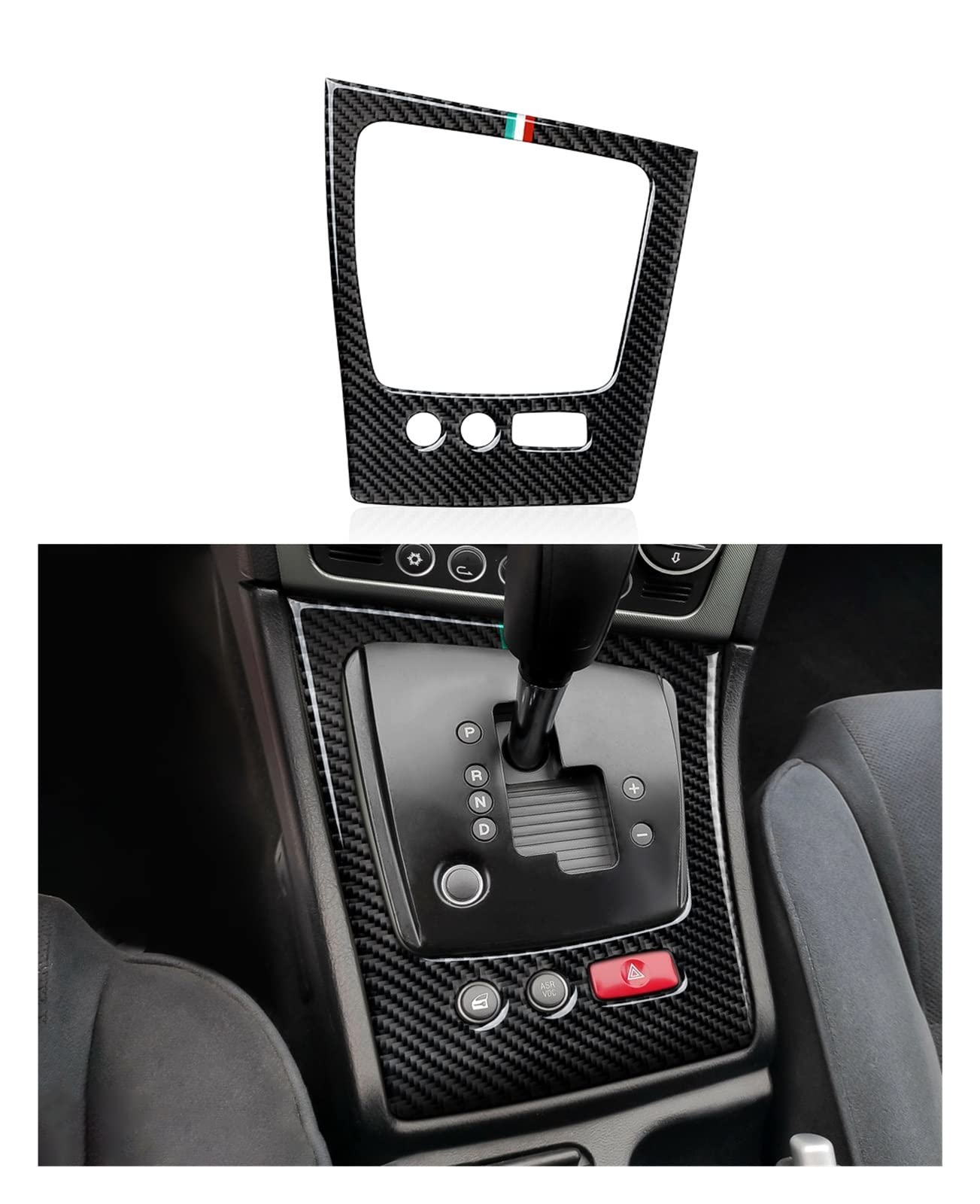 Adesivo In Fibra Di Carbonio 5D Per Leva Cambio Alfa Romeo 159 (2004-2011) - Decorazione Interni