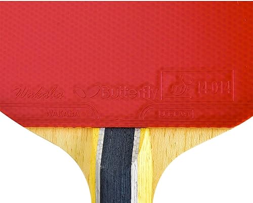 Miniatura 2 de Butterfly 603 Shakehand, raqueta de ping pong con funda