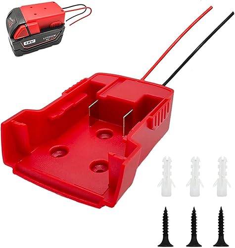 Miniatura 1 de Adaptador de batería Power Wheels Conector de alimentación portátil con cable de 5.3 pulgadas de longitud para bicicleta eléctrica, monopatín, coche