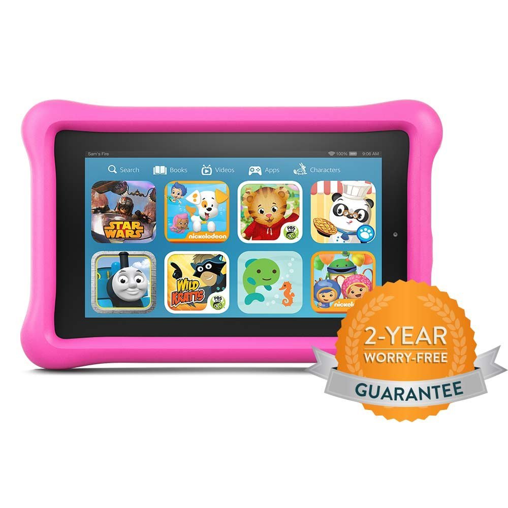 pink amazon fire tablet