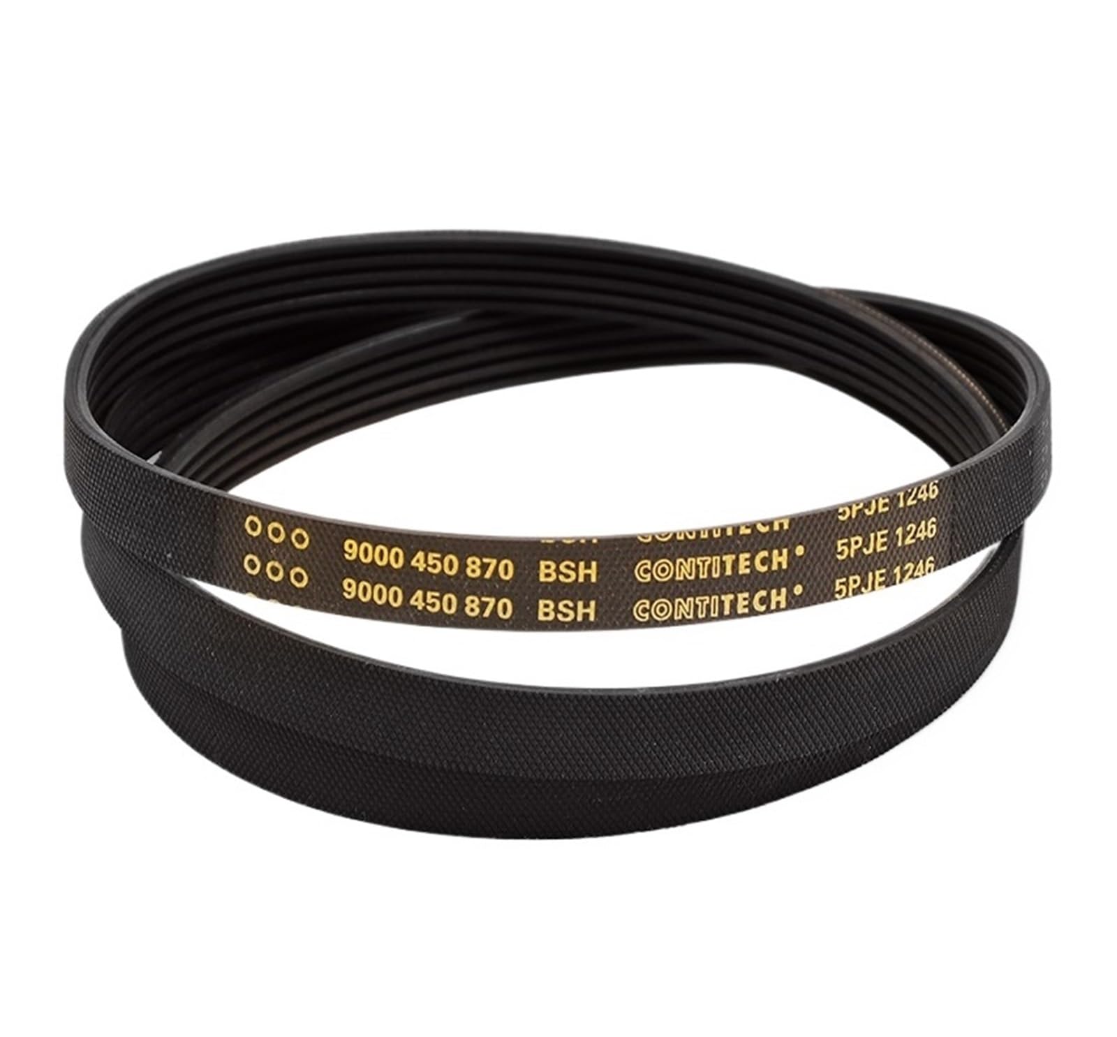 Accesorios de repuesto para correa de lavadora de tambor, compatible con Siemens, compatible con Bosch (5EPJ1252)