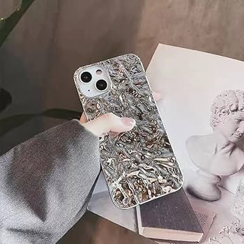 Ravissant 花と孔雀デザイン　シルバーケース Ravissant 花と孔雀デザイン シルバーケース