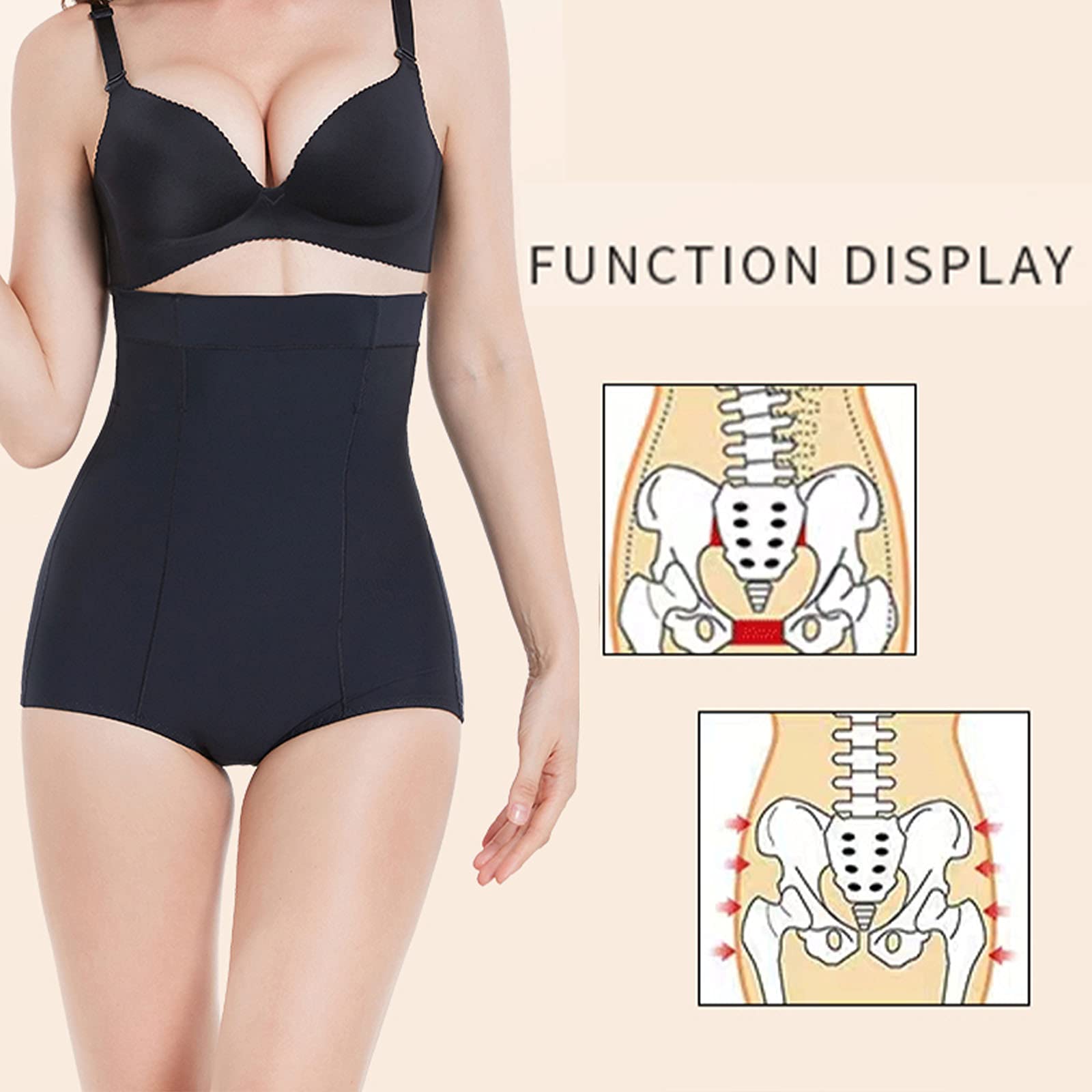 Decken Sie Ihre Basen glätten Shapewear Slip Kurzer Nahtloser Formkurzschlüsse Höschen Bauchsteuerung Hohe Taille Unterwäsche Abnehmen für Frauen