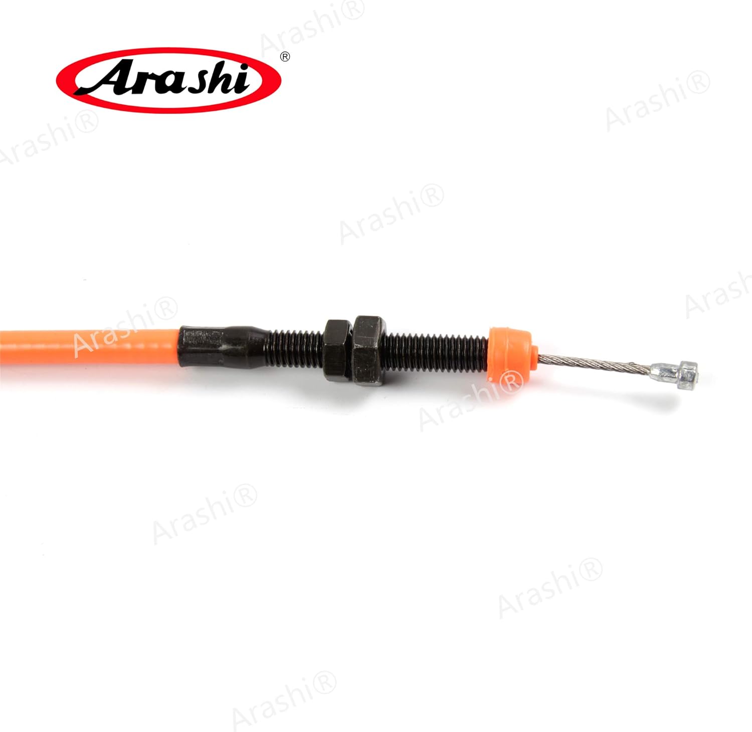 Arashi Throttle Cable for Honda CBR600RR 2007-2012, Stainless Wire Line and Rubber Motorcycle Replacement Accessories Parts Orange