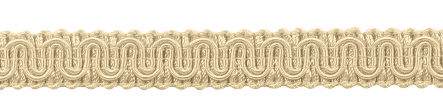 Tresse décorative de gimp 16mm ivoire pour finitions