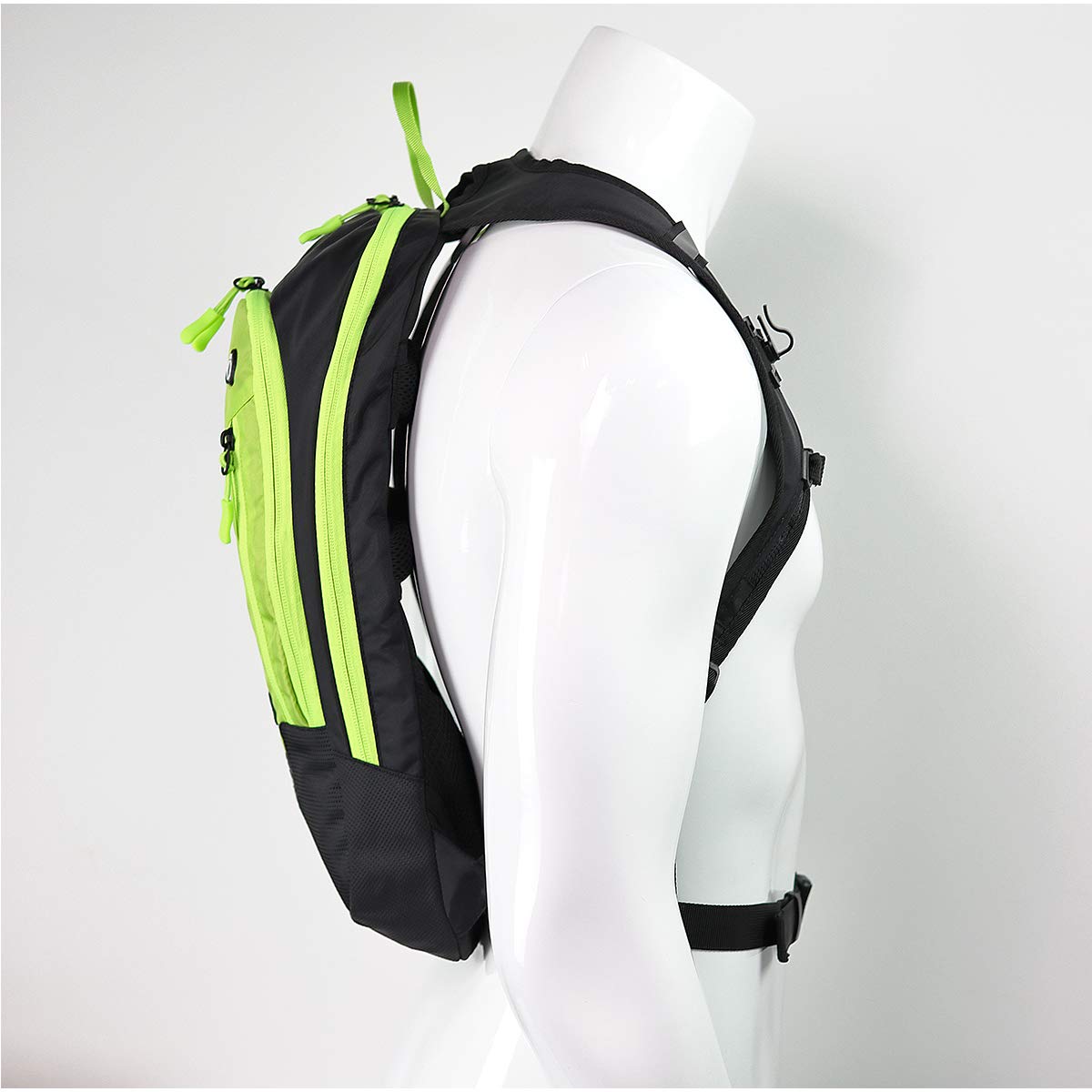 Zaino Bici Mountain Bike da 6 Litri Leggero Zaino per Sci Ciclismo Corsa Mtb Moto Enduro Bicicletta Uomo e Donna (La Sacca idrica Non Inclusa)