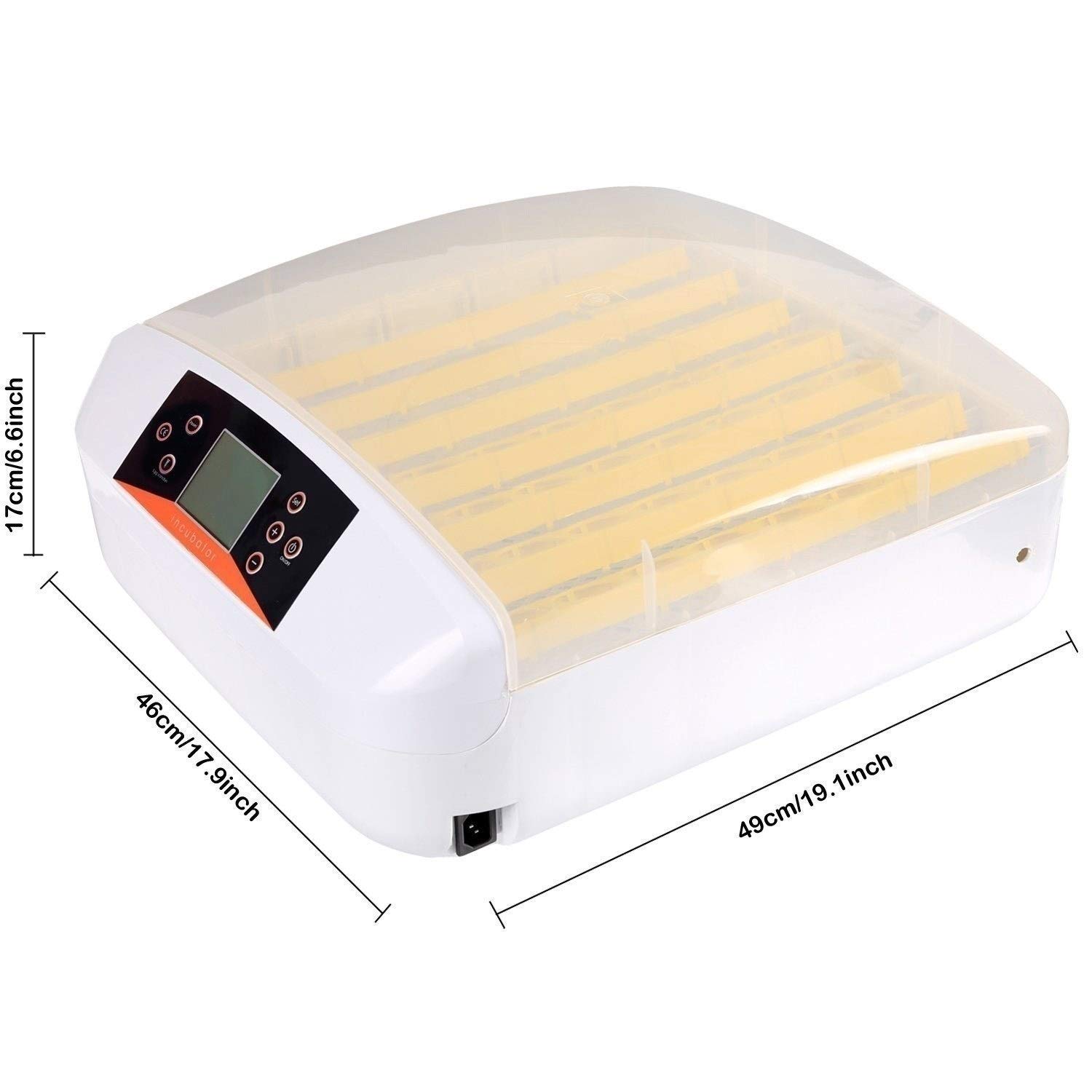 自動卵インキュベーター 56個用 デジタルディスプレイ Amazon.co.jp: 56個の卵インキュベーター、鶏ウズラのアヒルの鳥の家禽