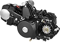 Vista 10 de LOYALHEARTDY Motor de 125 CC de 4 tiempos, motocicleta Dirt Pit Bike ATV Quad Kit completo de motor, un cilindro de 4 velocidades transmisión manual