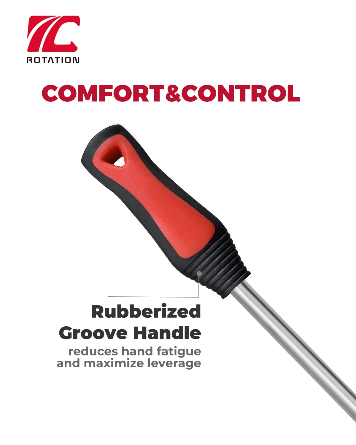 ROTATION Kit di Attrezzi Professionale per Cambio Pneumatici da 29,2 cm, in Acciaio, per Moto, Moto da Cross, Tosaerba, 3 cucchiai per Pneumatici, 2 Protezioni per Cerchioni