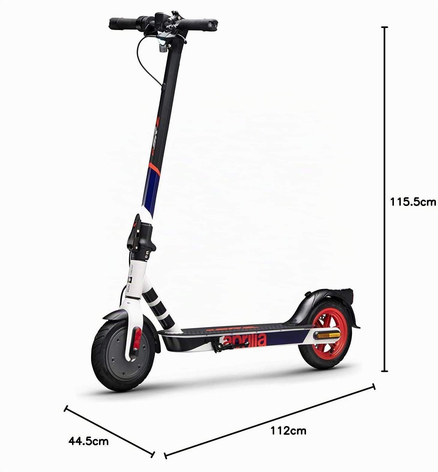 Aprilia eSRZ, Patinete Eléctrico, 350W, 25Km-Autonomía, Peso 13.8Kg, Freno de Disco