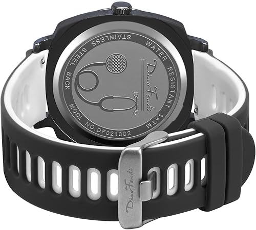 Miniatura 2 de Diaofendi Reloj de enfermera impermeable para profesionales médicos, mujeres y hombres, 24 horas con segunda mano, esfera militar fácil de leer