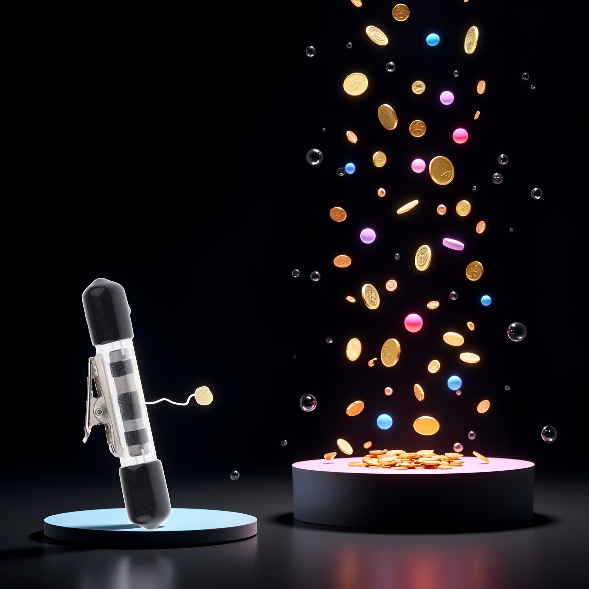 Kit De Lévitation Magique – 2 Fils Invisibles De 120 Cm Avec Bobines Rétractables – Pour Magiciens
