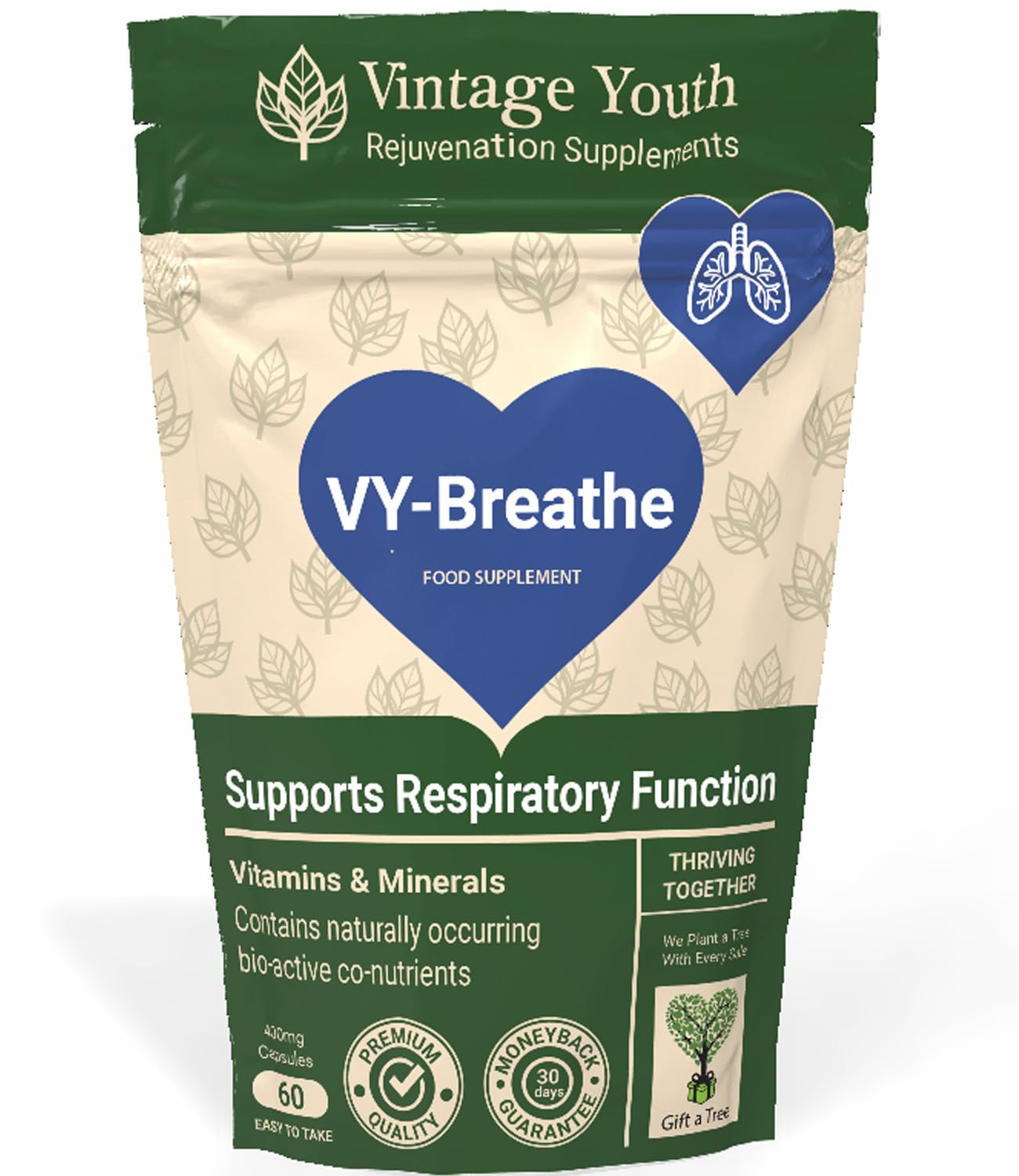 Sponsored Ad – VY-Breathe – Respiratory Support Supplement | Promotes Easy Breathing, Clear Airways & Lung Health | Supports Allergy Relief & Overall Respiratory Wellness