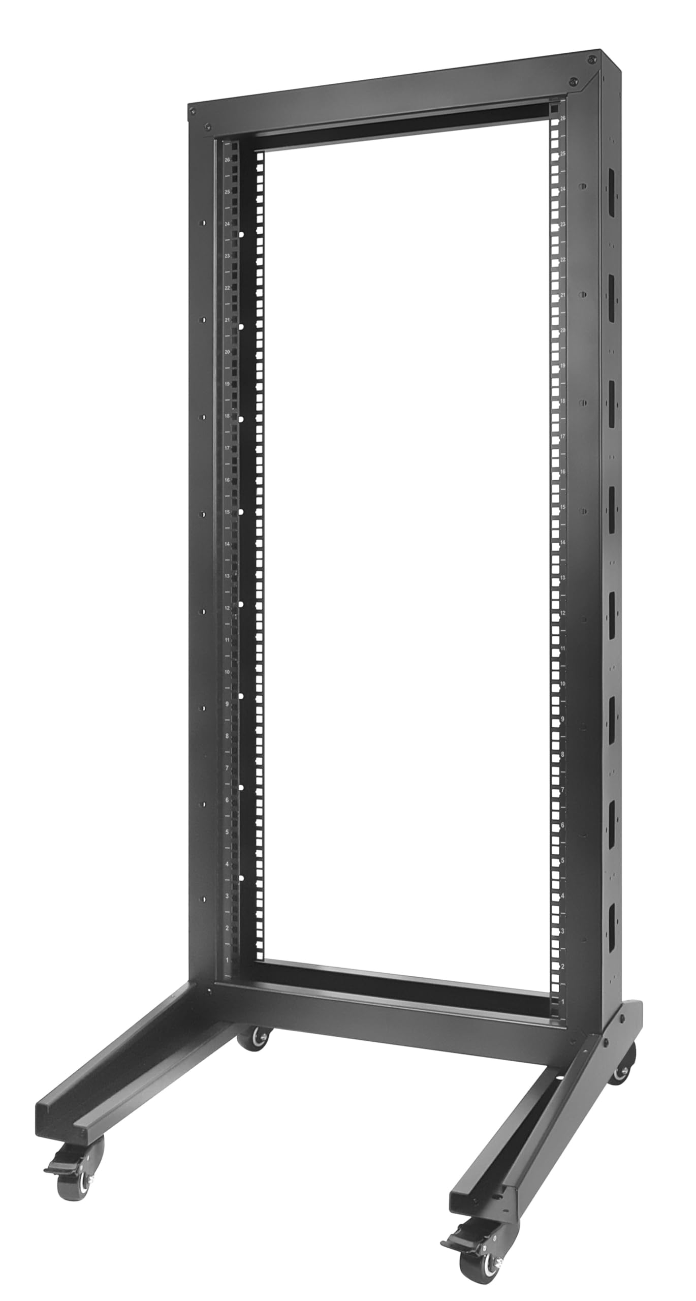 Intellinet 716444 Open Frame Rack 19" 26U 2 Montanti Nero