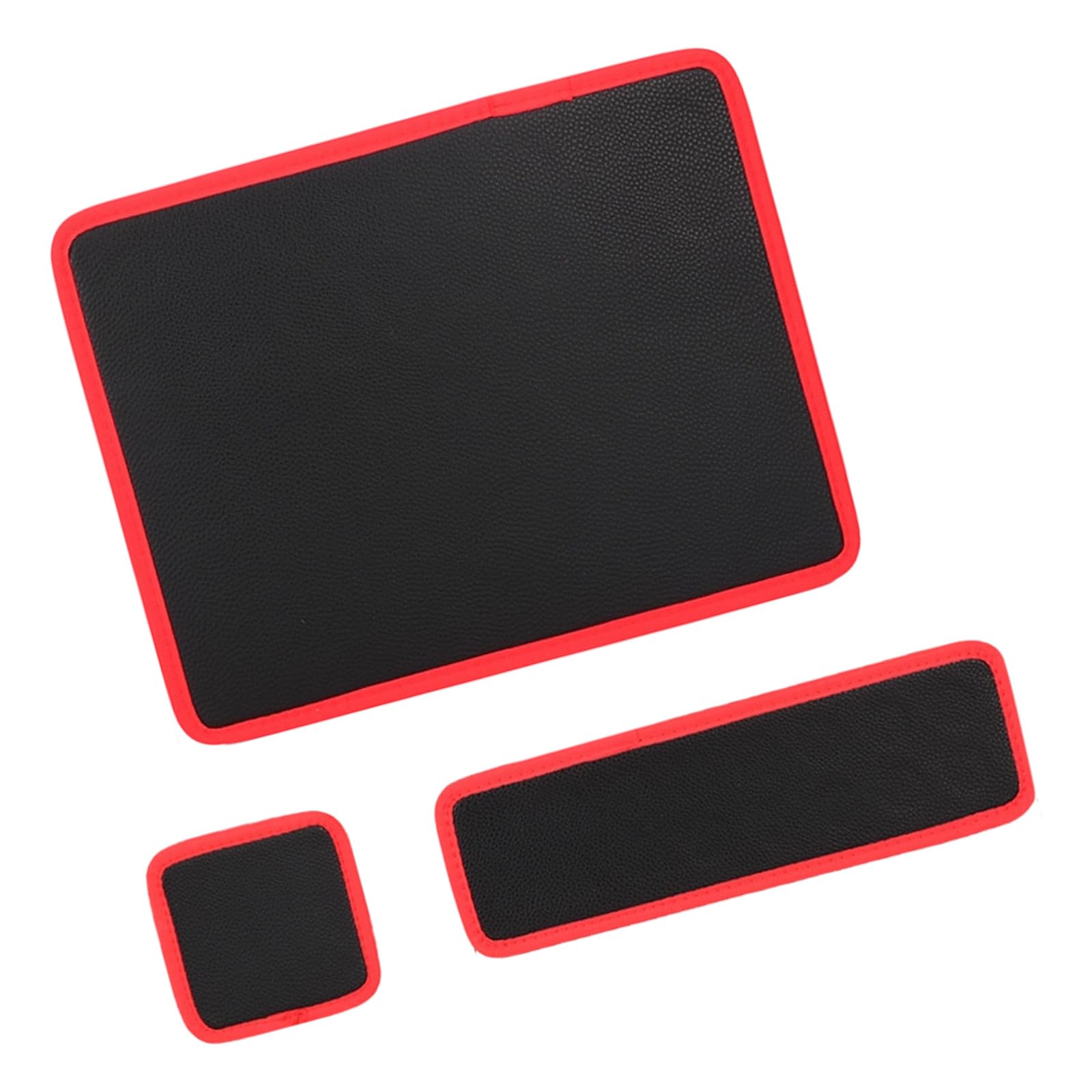 Confezione da 3 tappetini magnetici per attrezzi in pelle PVC Antigraffio Resistente all ' usura e alle macchie d ' olio Adatto per condizioni officina difficili Tappetini da lavoro magnetici