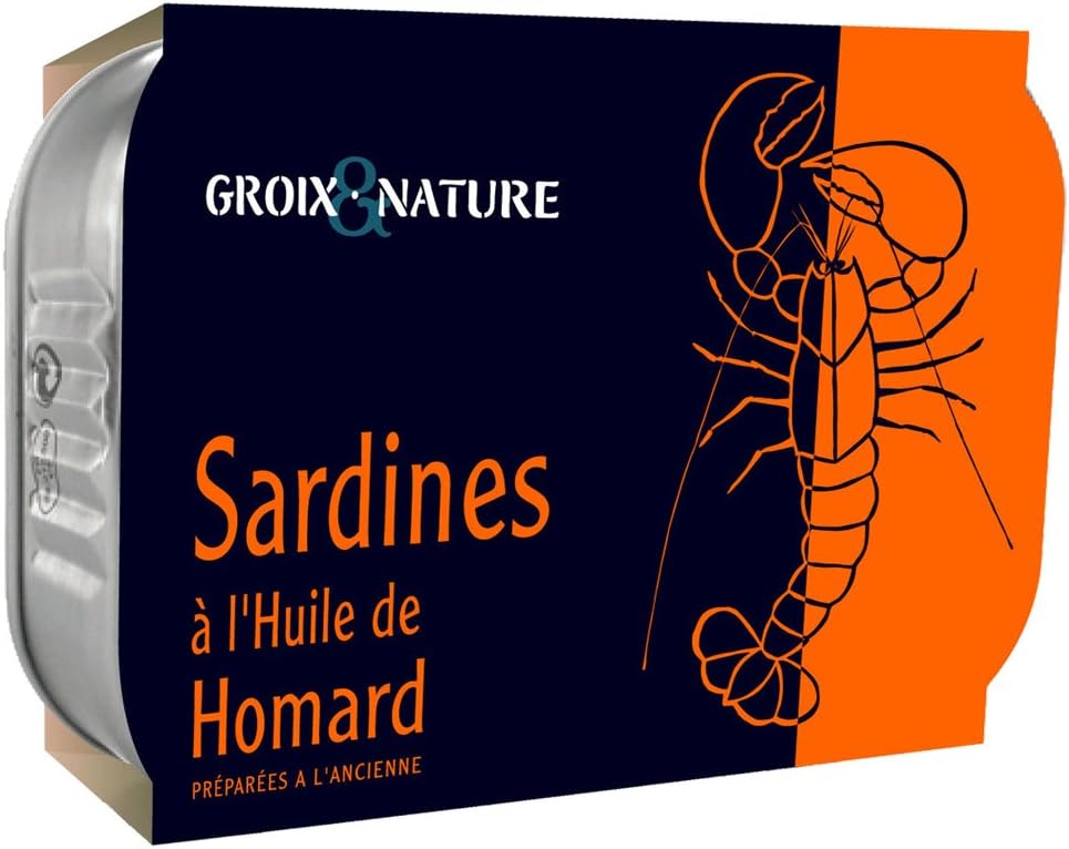 Sardines with Lobster Oil by Groix et Nature
