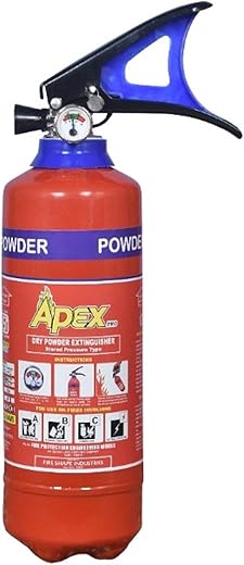 Fire Shape Industries Fire ABC Powder Type 1 Kg Fire Extinguisher (Red) (1)
