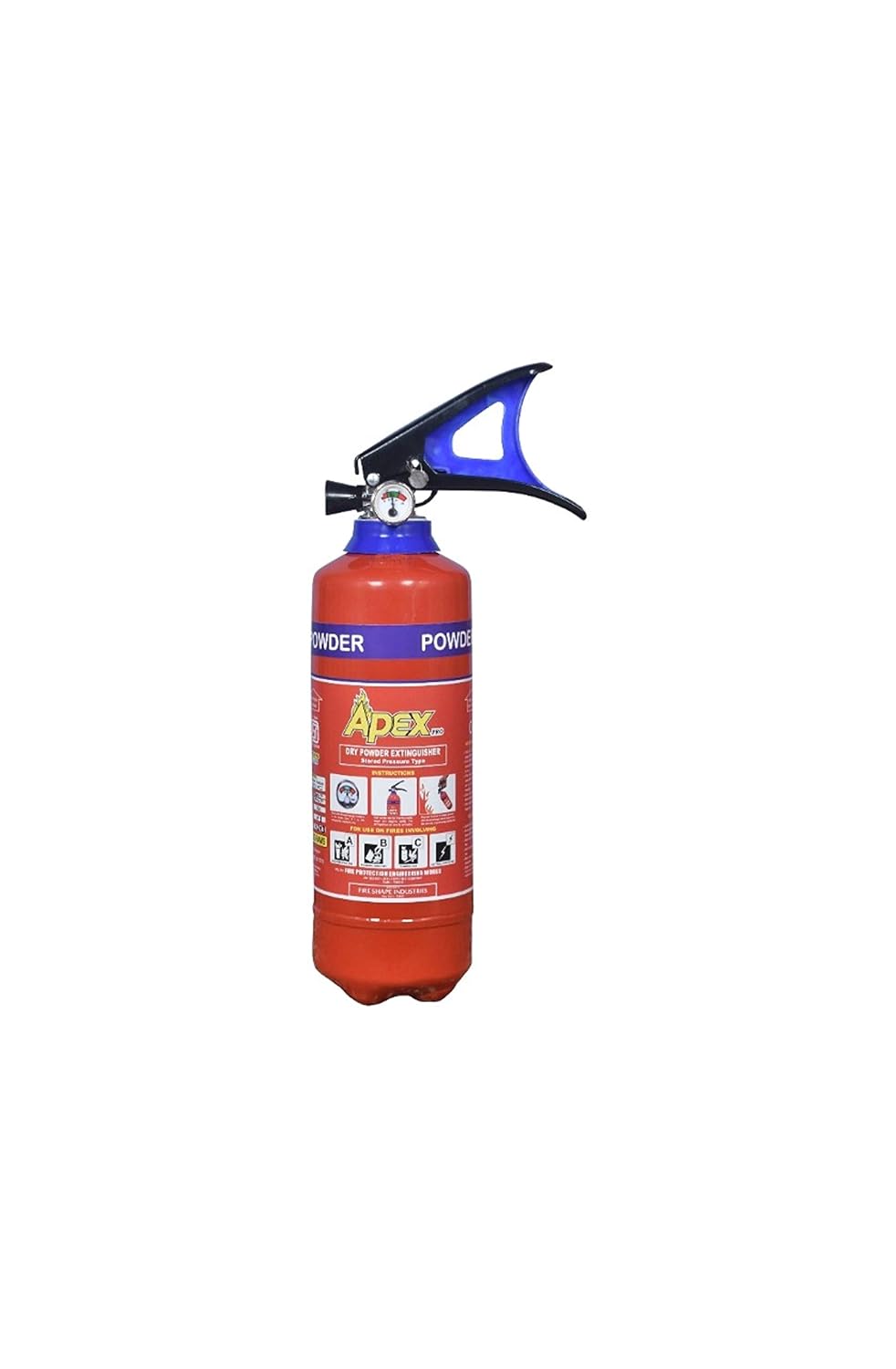 Fire Shape Industries Fire ABC Powder Type 1 Kg Fire Extinguisher (Red) (1) - Review, Price and Buying Guide