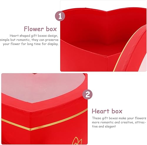 Miniatura 7 de Beavorty Caja de caja para rotar caja decorativa Flores de boda cajas para flores Caja de lápiz labial Caja de embalaje Cajas de cartón de boda Caja