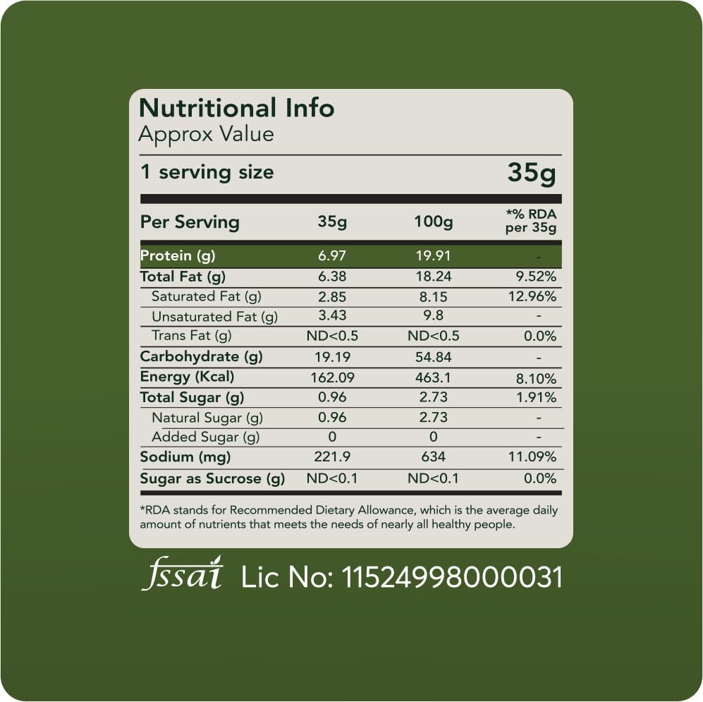 Image of Svasthyaa High Protein Moong Jor | Roasted Moong Dal Namkeen Snack | Healthy Vegetarian Dal Snack | Gluten Free, Vegan & Jain | Breakfast, Travel & Kids | 72gms