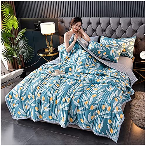 Couette d'été King Size TOULIVER en pur coton lavé style édredon chic - 8