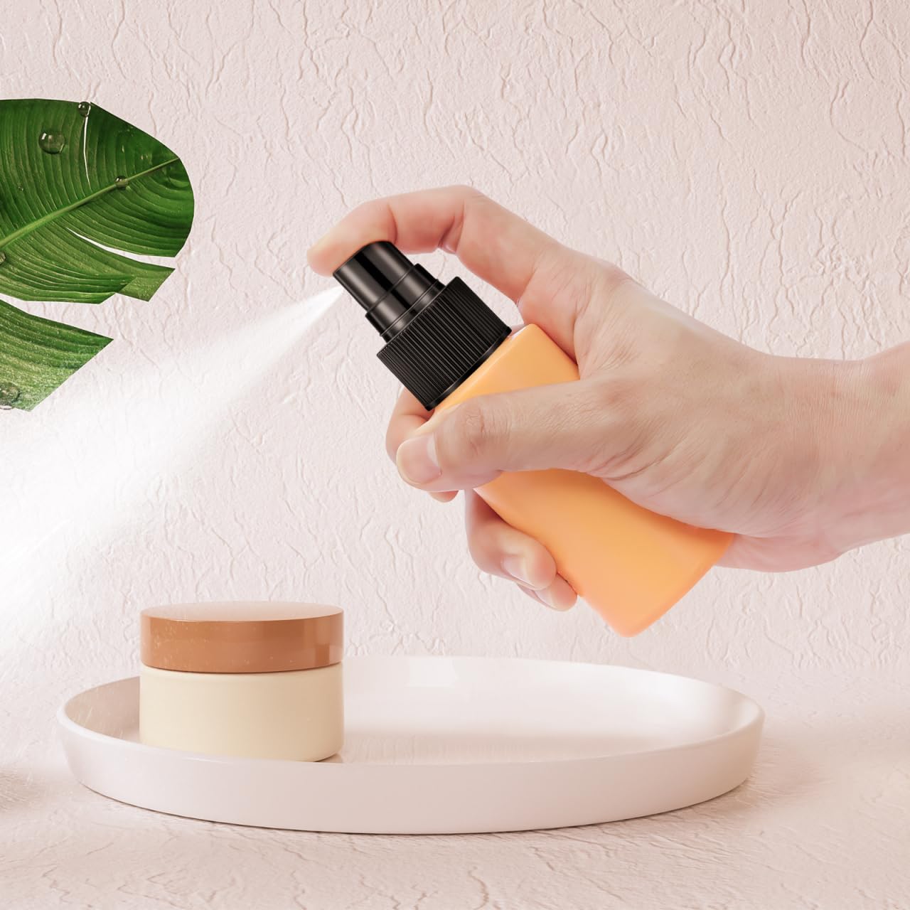 Artibetter - 40 flaconi spray di ricambio per pompe spray per nebulizzazione fine, 24 mm