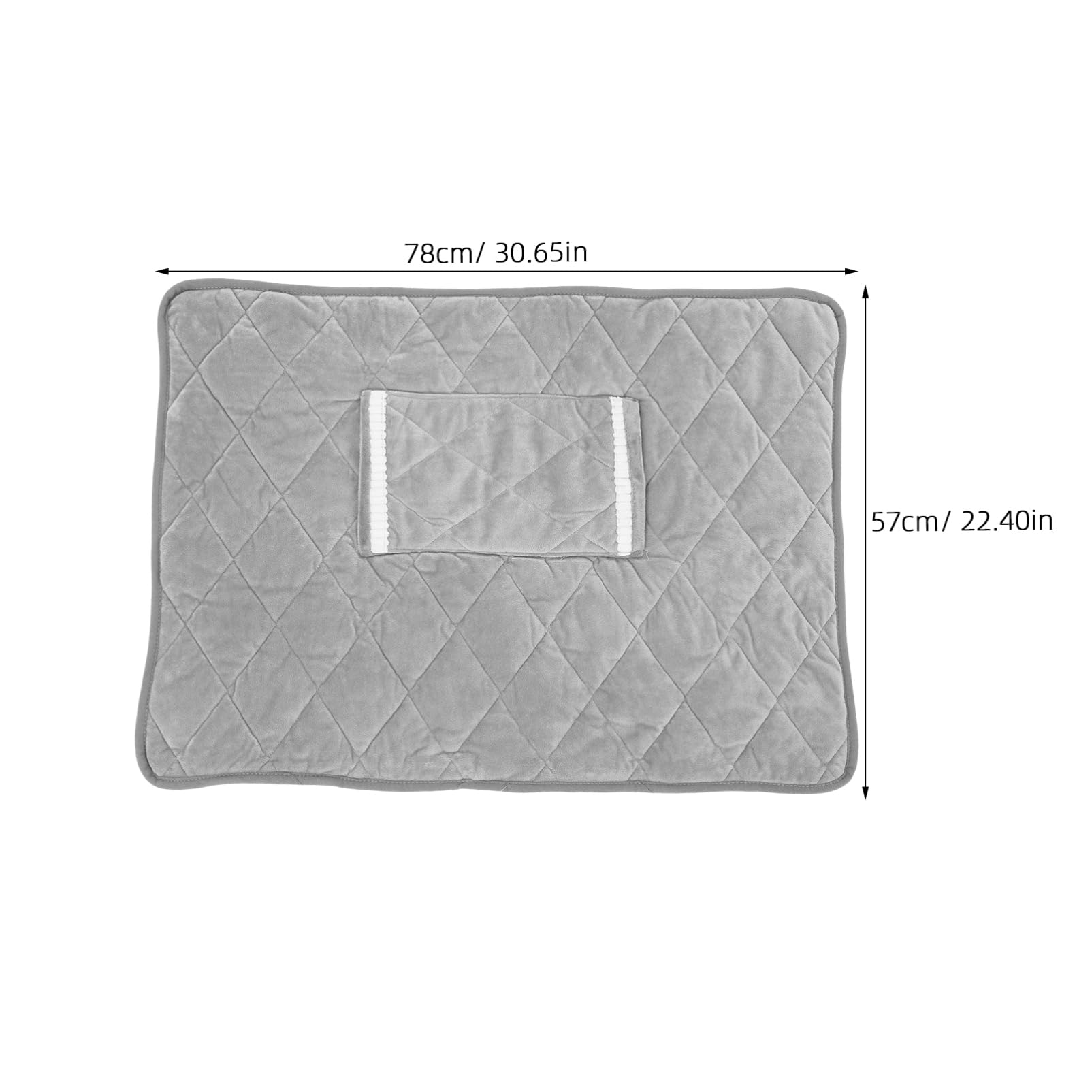 STOBAZA Heated Blanket Electric Portable Blanket Full Size Soft Velvet Washable for Bed Travel Warming