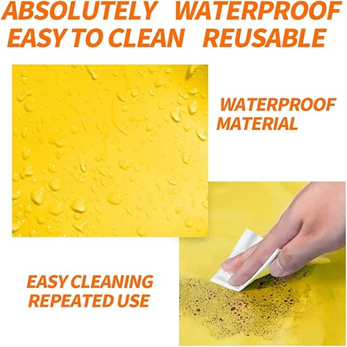 Miniatura 3 de Caja de arena portátil de viaje para gatos, impermeable, sin fugas, sin olor, plegable, fácil de llevar, ligera, antiadherente (pequeña)