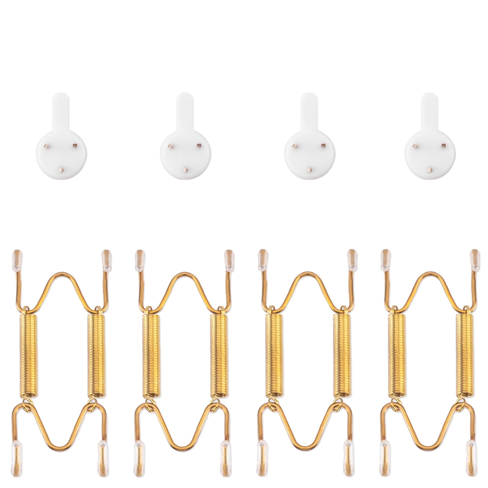 Bilillo 4 Pcak Plate Hangers for The Wall, Suitable for 3-3.5 inch Plate