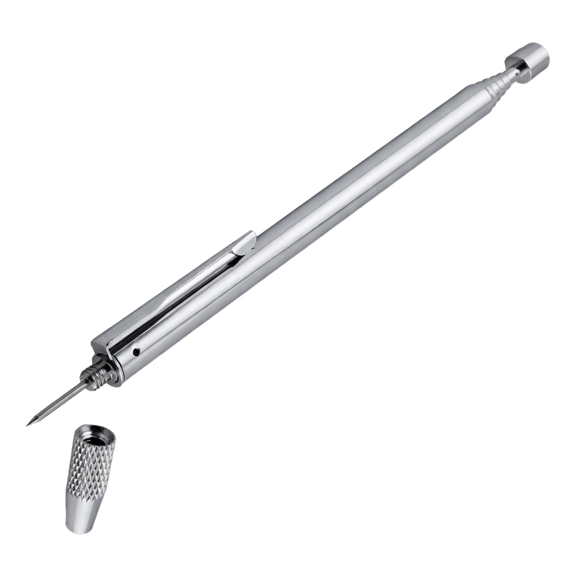 Master Magnetics 07565 Magnetic Pick-Up Tool, Telescoping, Retrieving Magnet with Scribe, 25 Length, 3 lb Hold by Master Magnetics