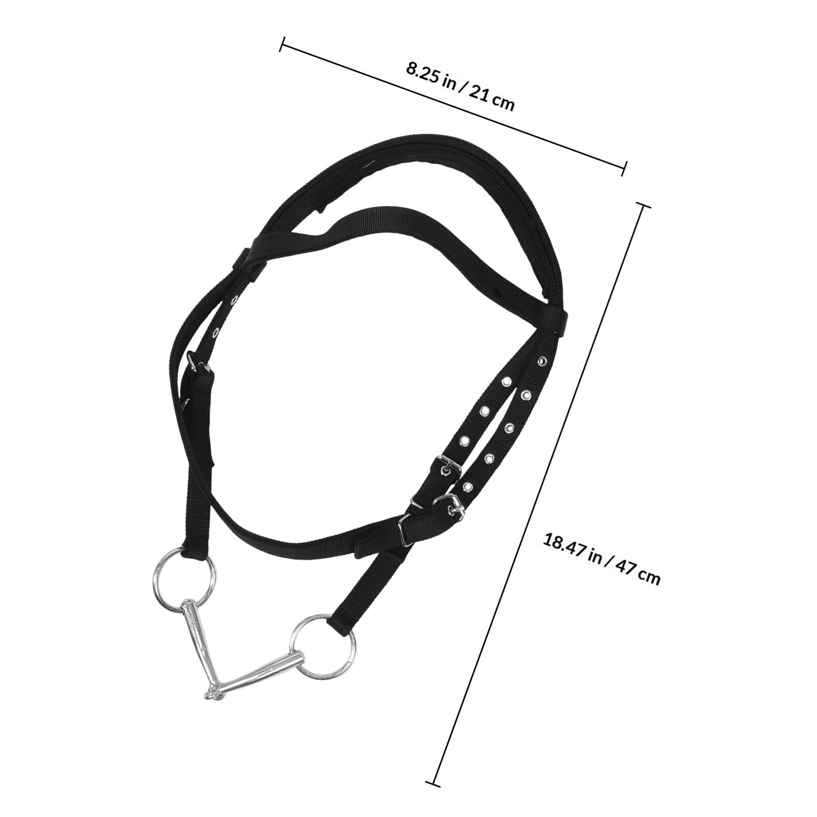 Cabestro de Cuerda para Caballos, Cuerda de Nylon Resistente Ajuste Cómodo, Indicado para Actividades Ecuestres y Viajes al Campo