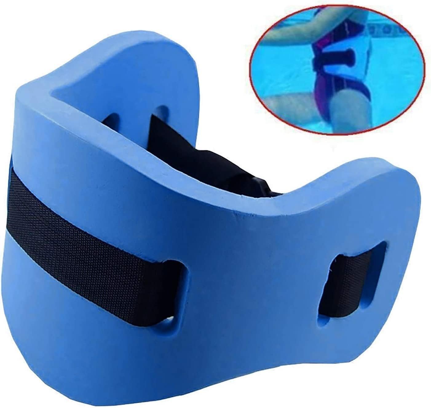 HXZDEY Swim Training Belt Flotation EVA Foam aid Waist Back Float Kickboard for Children Adults, Pool Accessories Swimming Equipment, Aldult*72*22*4cm, Blue