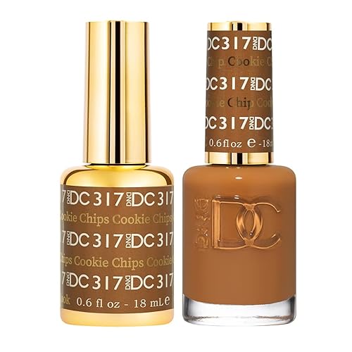 Dnddc Duo 317 Cookie Chips - Gel & Matching Lacquer Polish, 0.6 Ounce (Dnddc317C) #TOP2