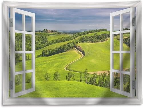 Miniatura 8 de Tapiz para colgar en la pared, diseño de paisaje junto al mar, puesta de sol, océano, arena y playa con palmera, tapiz de pared artístico, tapices