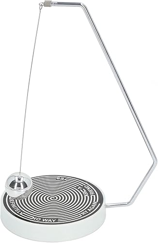 CDQL Bola de decisión magnética, marcador de decisión de levitación magnética, bola oscilante, juguetes de péndulo para enseñanza, oficina,
