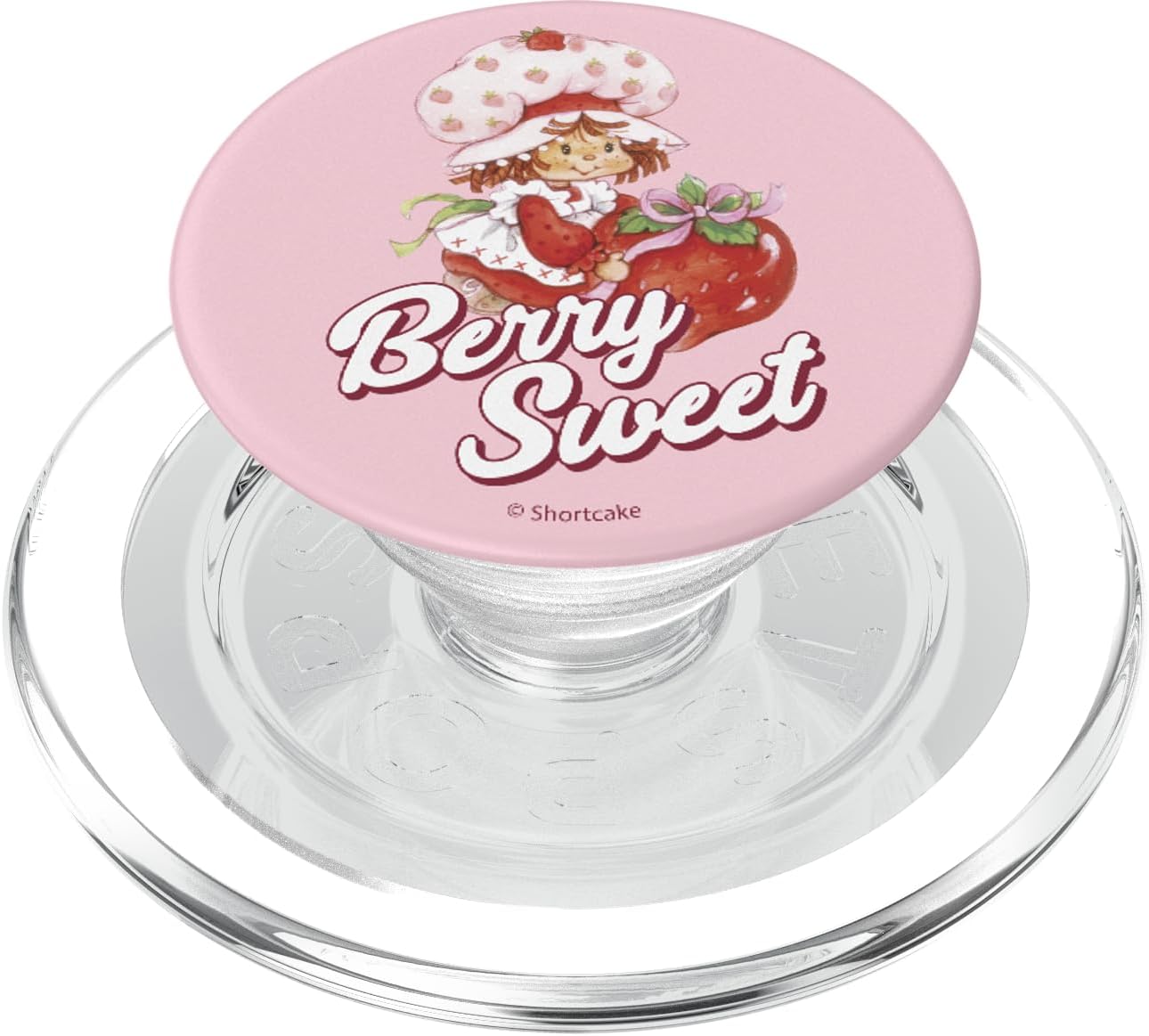 Strawberry Shortcake Berry Sweet Vintage Garden Cutie Logo PopSockets MagSafe PopGrip for iPhone