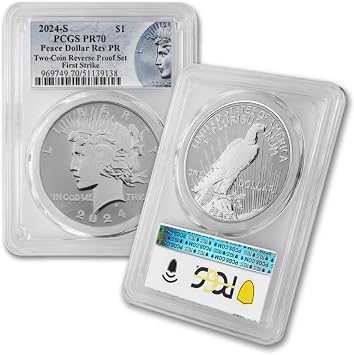 2024 S American Silver Peace Dollar Coin Reverse Proof PR-70 First Strike $1 PCGS Rev PR70