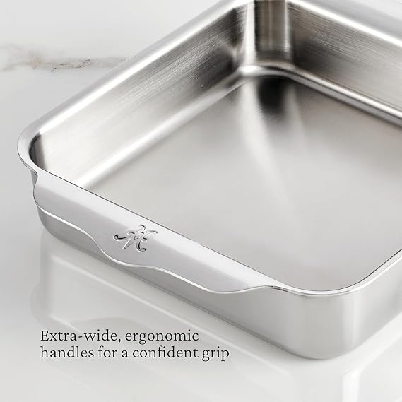 Hestan Provisions OvenBond - 8 x 8 Stainless Steel Square Baking Pan