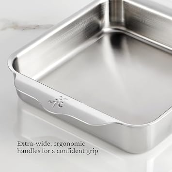 Hestan Provisions OvenBond - 8 x 8 Stainless Steel Square Baking Pan