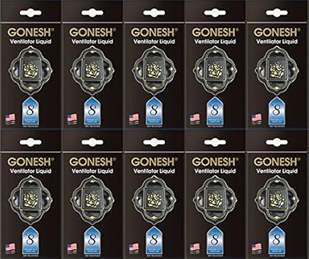 Amazon Gonesh Ventilator Liquid No 8 ガーネッシュ ヴェンティレーター リキッド No 8 X 10個セット 車用芳香剤 車 バイク