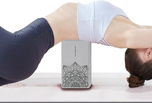 Miniatura 5 de uveti - Bloques de yoga de alta densidad para mejorar la fuerza, flexibilidad y equilibrio bloques de espuma de ladrillo