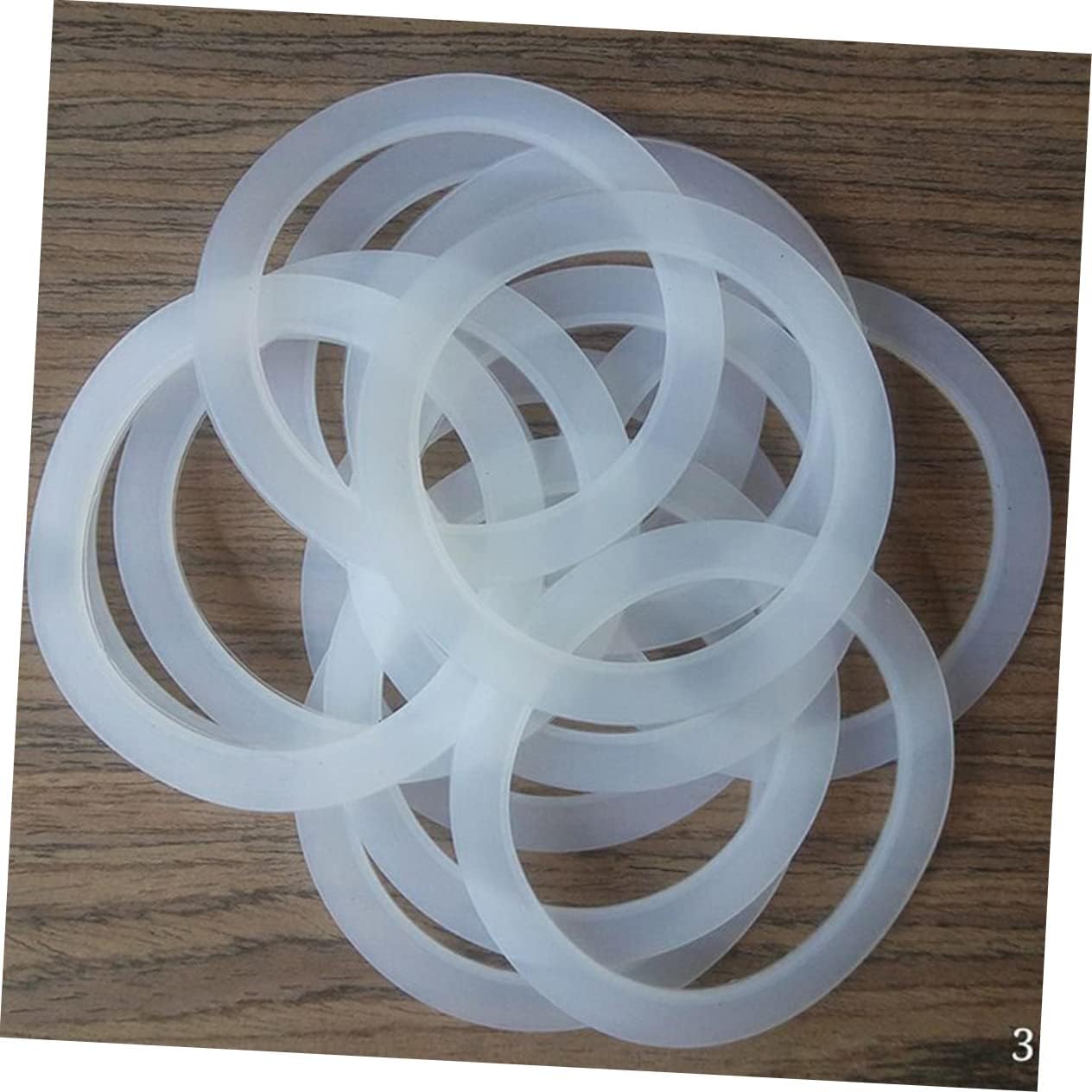 10pcs Replacement Sealing Ring for Bottle Silicone Sealing Gasket for Coffee Percolator Pressure Cooker Kitchen Gadget