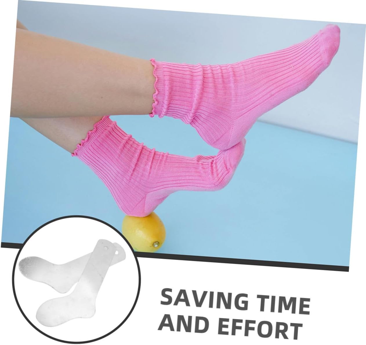 NUOBESTY 4pcs Sock Forming Board for Knitting Sock Blockers Weaving Frame DIY Dye Transfer Accessories Metal Aluminum Dye Printing