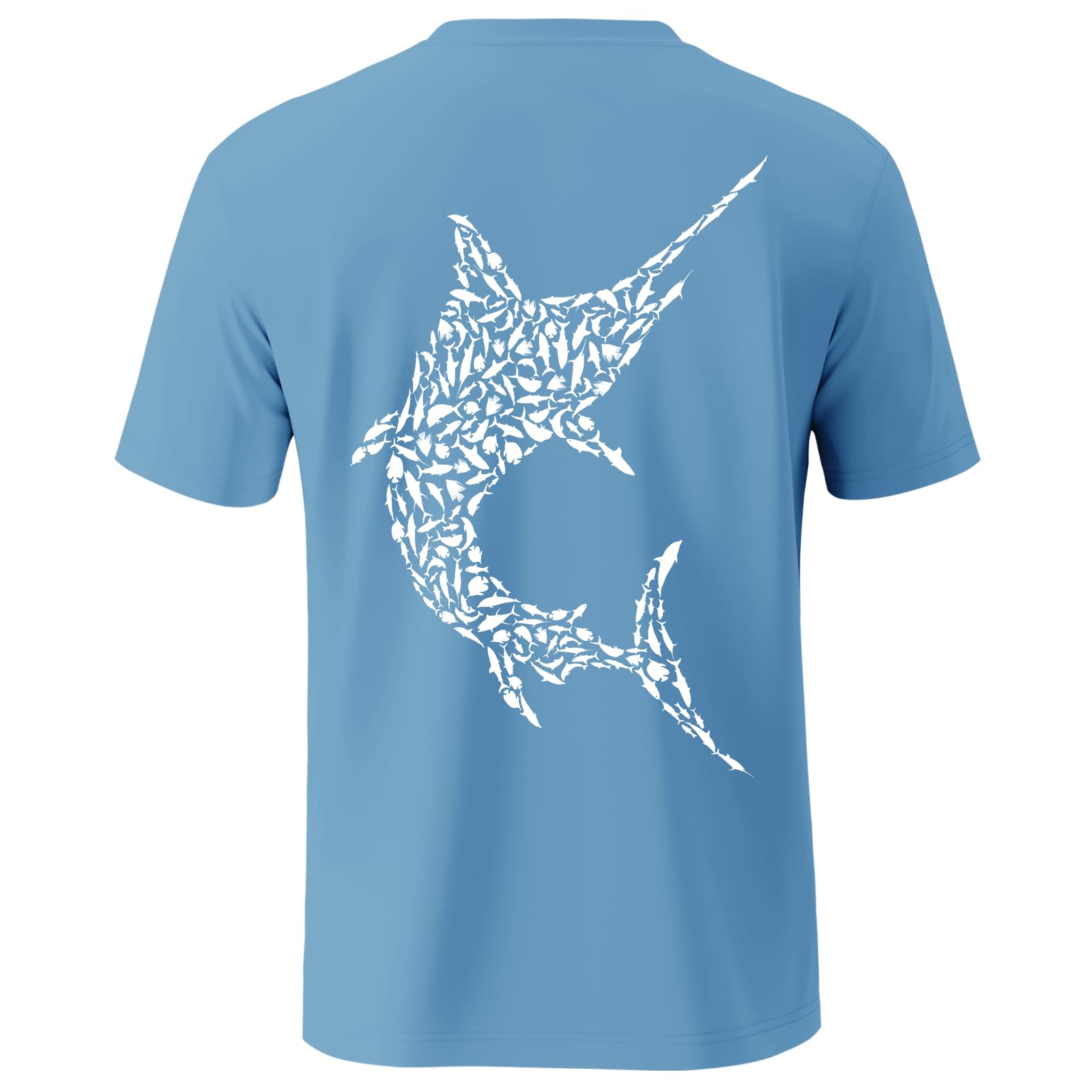 Palmyth Fishing Shirts for Men Short Sleeve Sun Protection T Shirt UPF 50 Quick Dry Tee