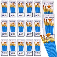 Color Swell Bulk Paint Brushes - 18 Packs of 12 per Pack 216 Total - Bulk Paint Brushes