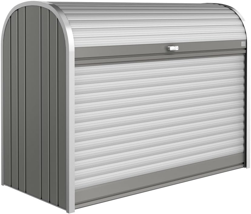 BioHort 120 Store Max Storage Container - Quartz Grey/Silver