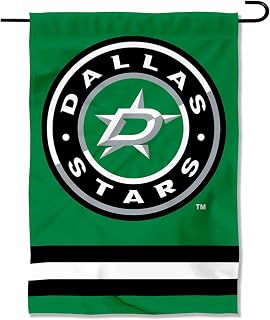 WinCraft Dallas Stars Double-Sided Garden Flag Banner - 12.5x18" Polyester NHL Fan Decor, Officially Licensed