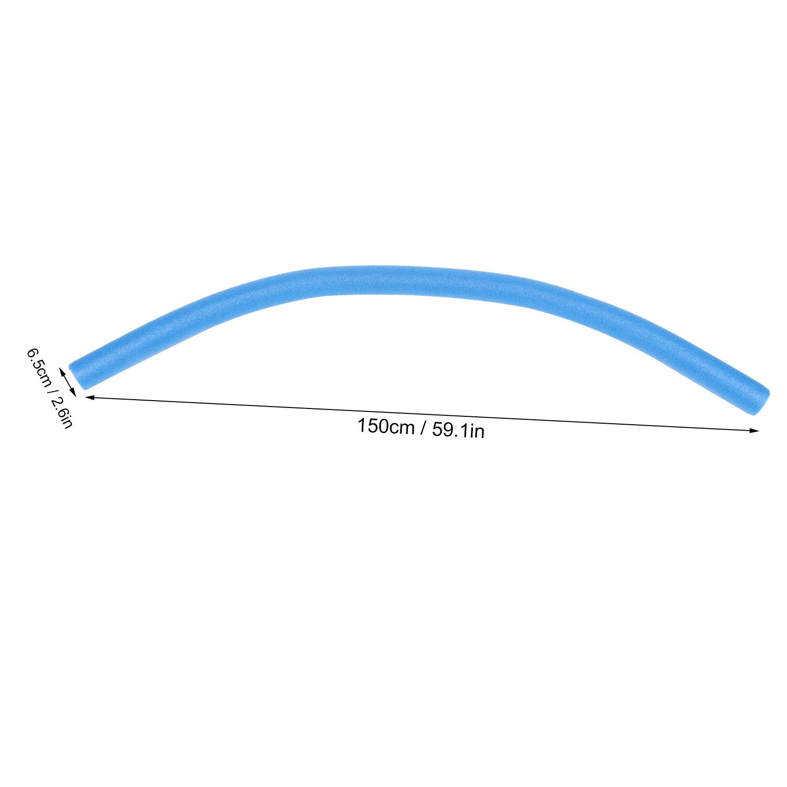 lvifloae Blindfolded Hitting Sticks, Pool Floating Foam,Pool Safety Float, Foam Stick Multi Function Pool Water Floating Swimming Noodles Toys Games Accessory(6.5x150cm Yellow) (Dark Blue)